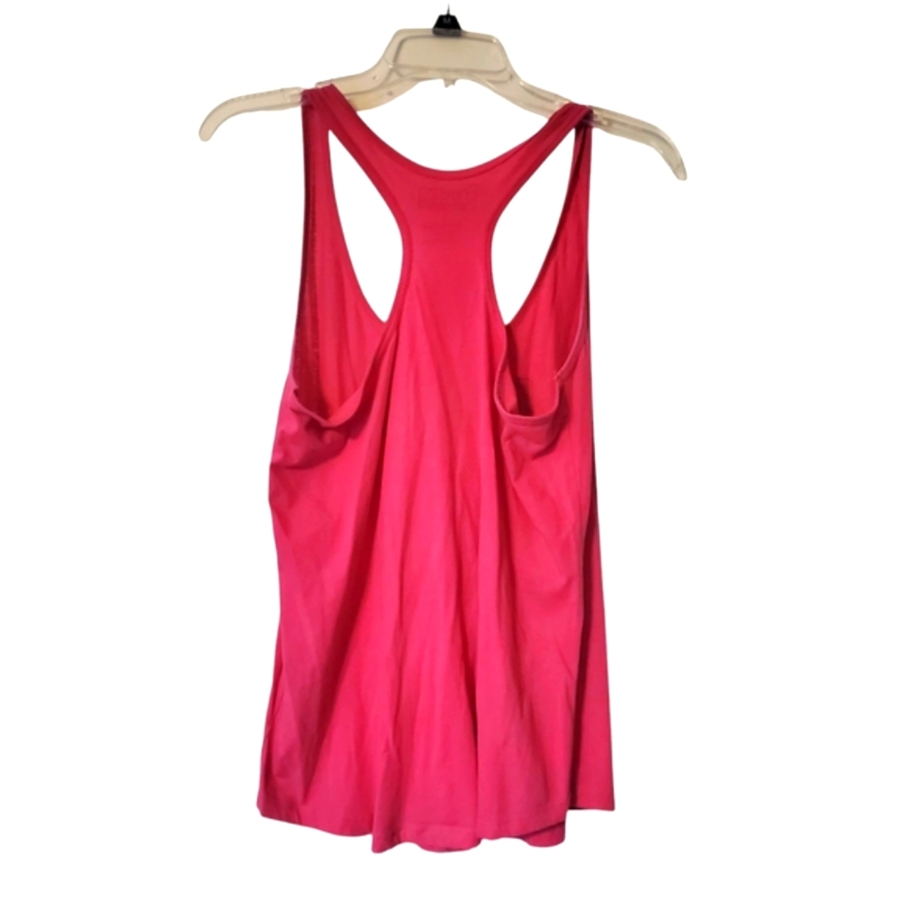 “Drop it like a Squat” Hot Pink Womens Workout Tank Top Shirt By FREEZE LARGE - Picture 3 of 6